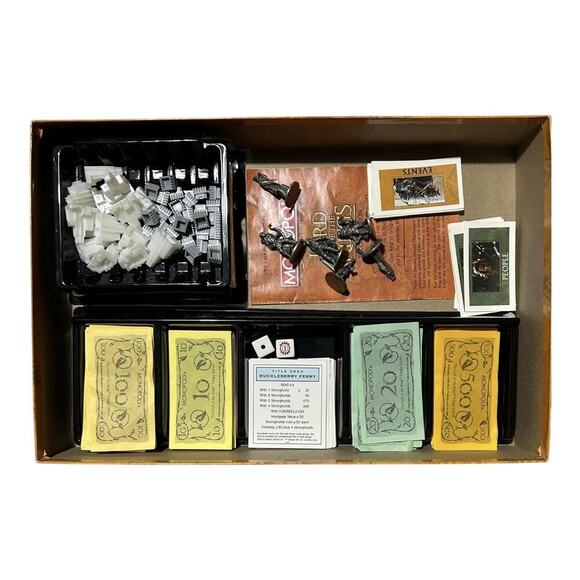 Monopoly LORD OF THE RINGS Trilogy Edition Parker Brothers Hasbro 2003 *No Ring* - Picture 8 of 9